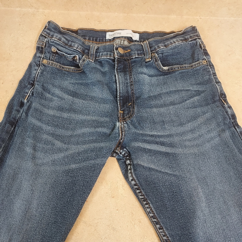 Pair Levi Strauss Signature S51 Straight Jeans